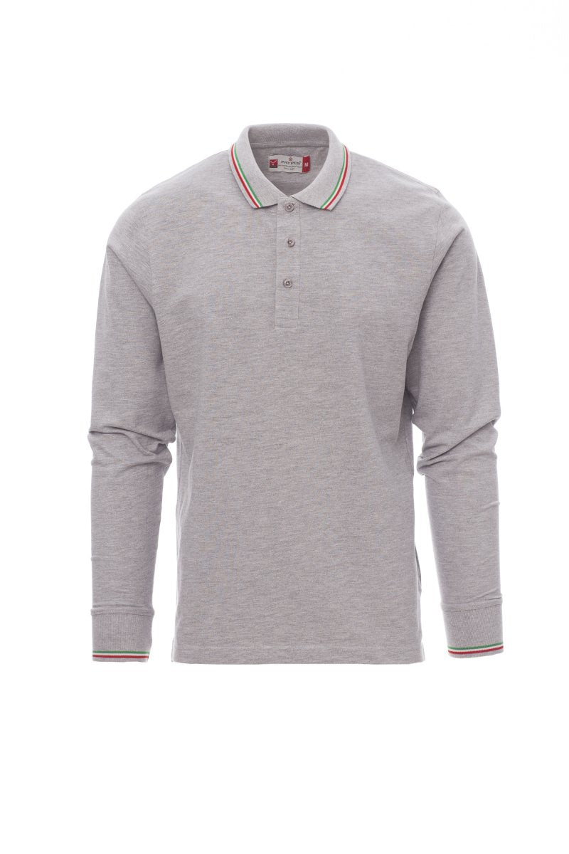 POLO MANCHES LONGUES - AVIAZIONE MELANGE