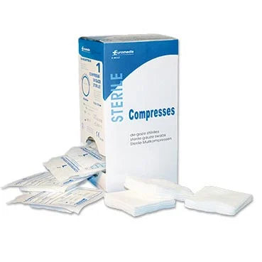 BOÎTE DE 100 SACHETS DE 1 COMPRESSE NON-TISSÉE STÉRILE 10 X 10 CM