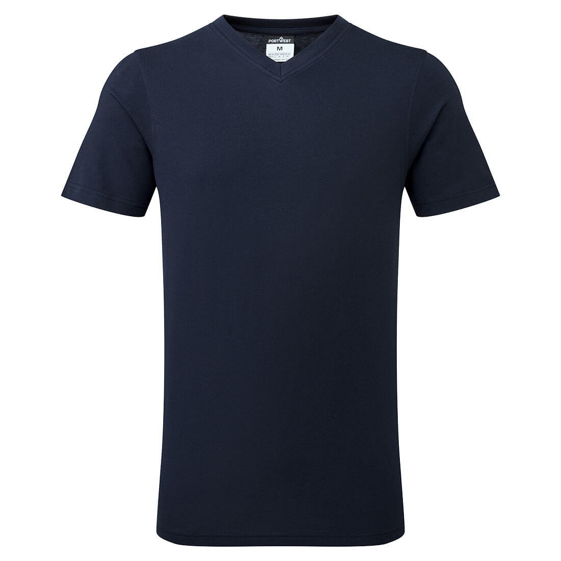 T-shirt en coton à col en V