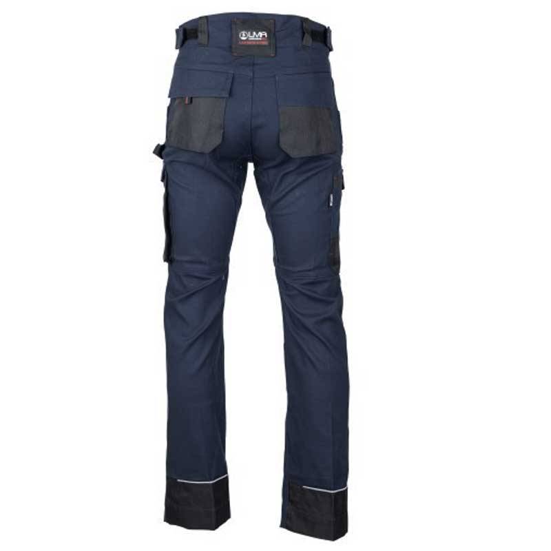STELLAIRE - Pantalon stretch bicolore avec poches genouillères