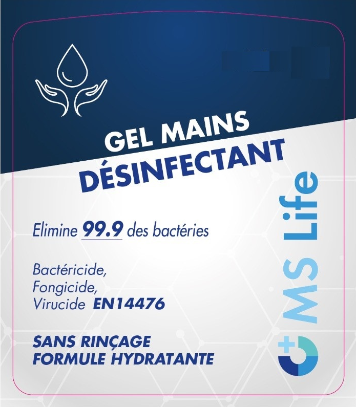 Ms Life Hydroalcoholic Gel Bottle 250ml