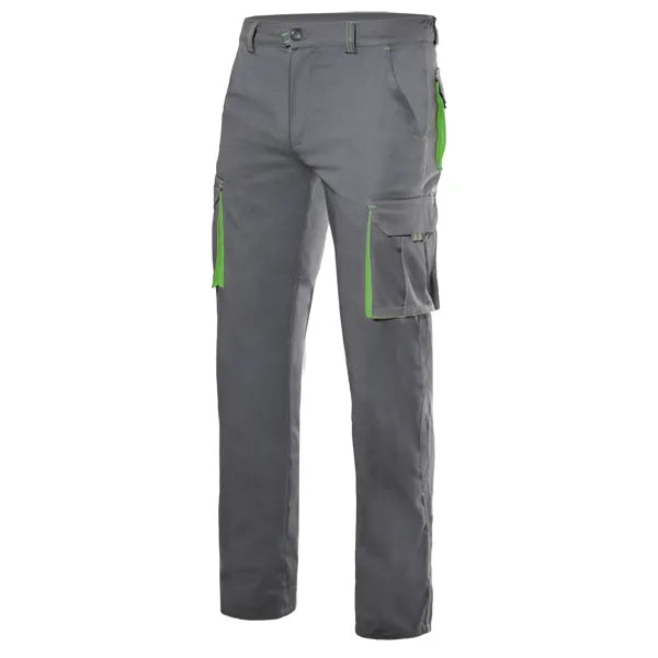 TWO-TONE STRETCH TROUSERS