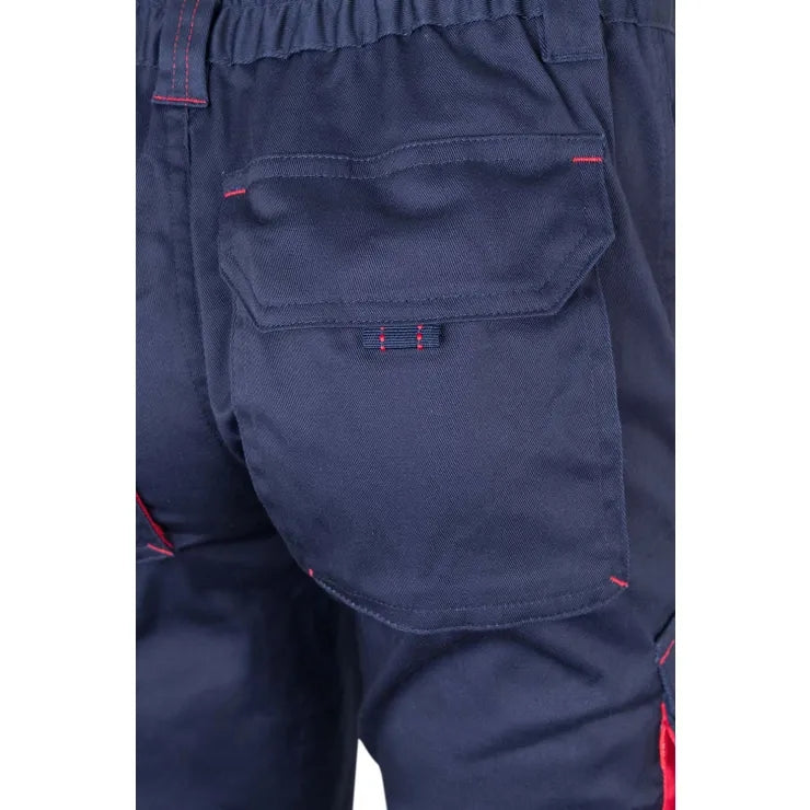 TWO-TONE STRETCH TROUSERS