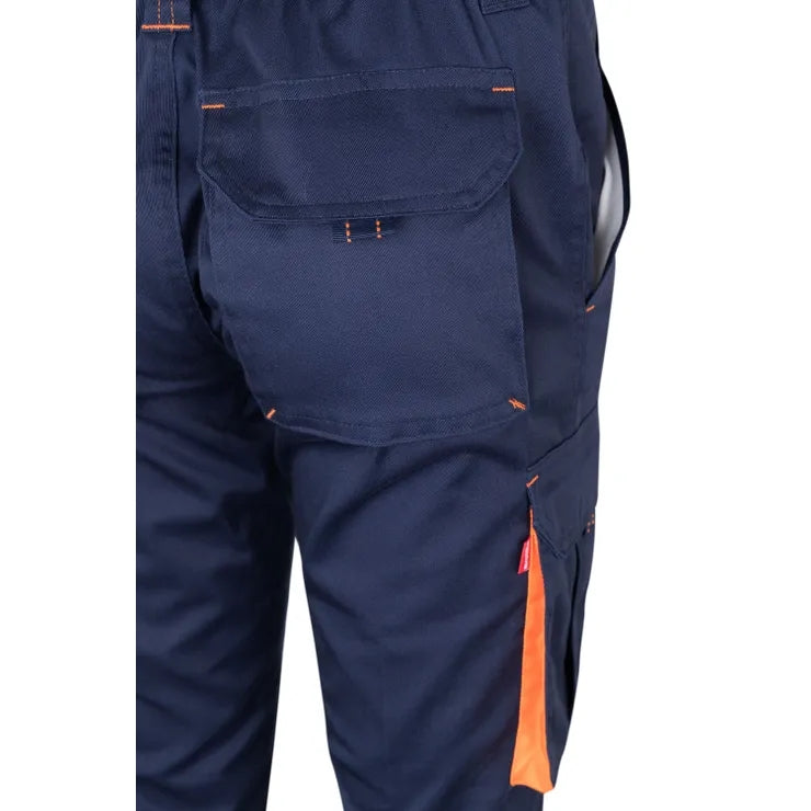 TWO-TONE STRETCH TROUSERS