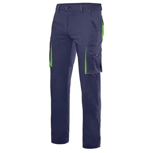 TWO-TONE STRETCH TROUSERS