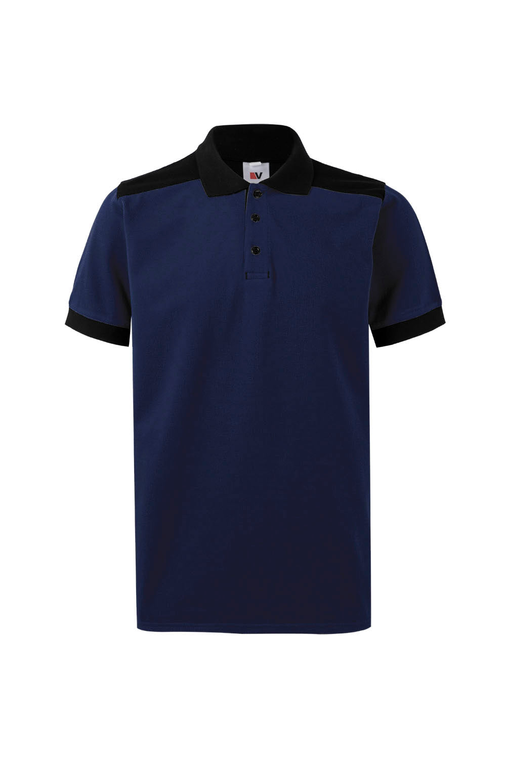 TWO-TONE STRETCH POLO SHIRT