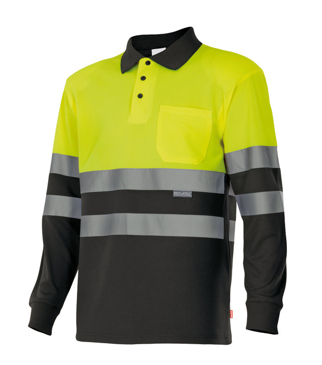 POLO BICOLORE ML HV