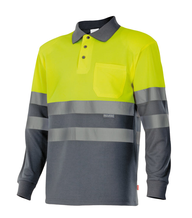 POLO BICOLORE ML HV