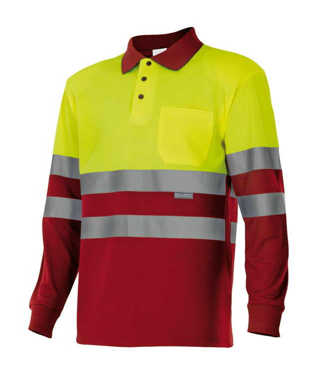 POLO BICOLORE ML HV