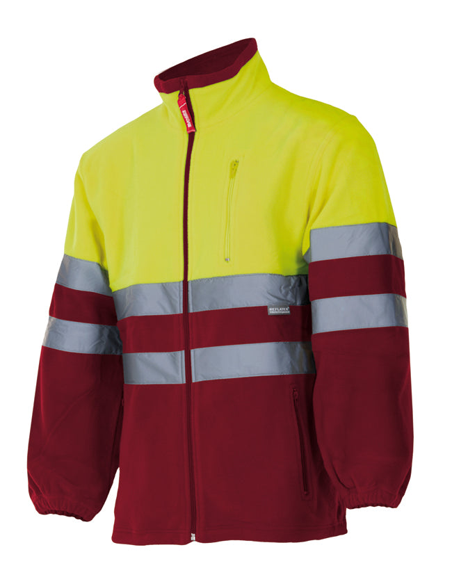 VESTE POLAIRE BICOLORE HV