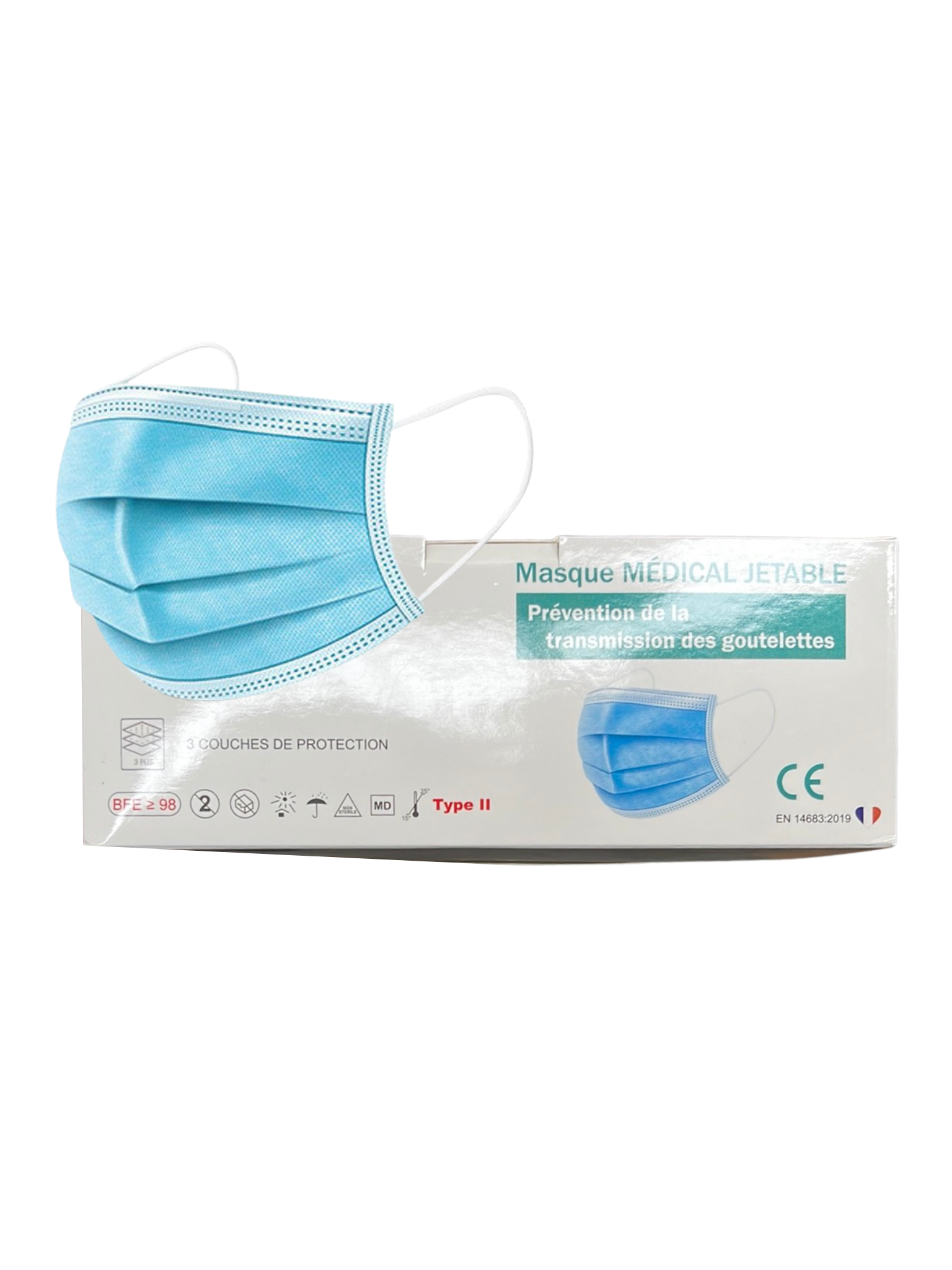 Type II Surgical Mask - Lys Medical - Box Of 50 Masks