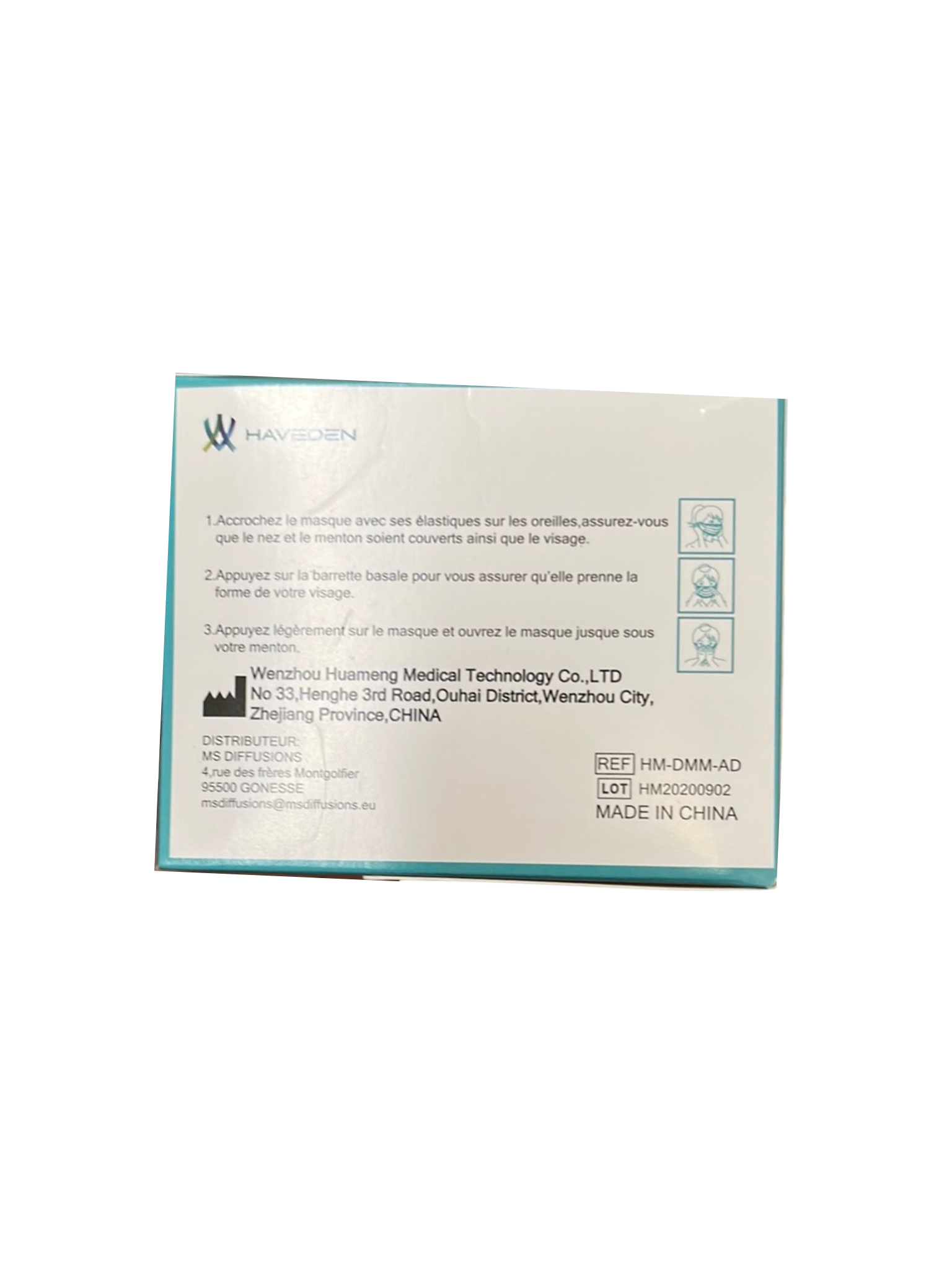 Type IIR Chirurgisch Masker - Blauw - Haveden - Doos Van 50 Maskers