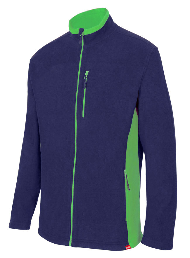 TWO-TONE FLEECE JACKET