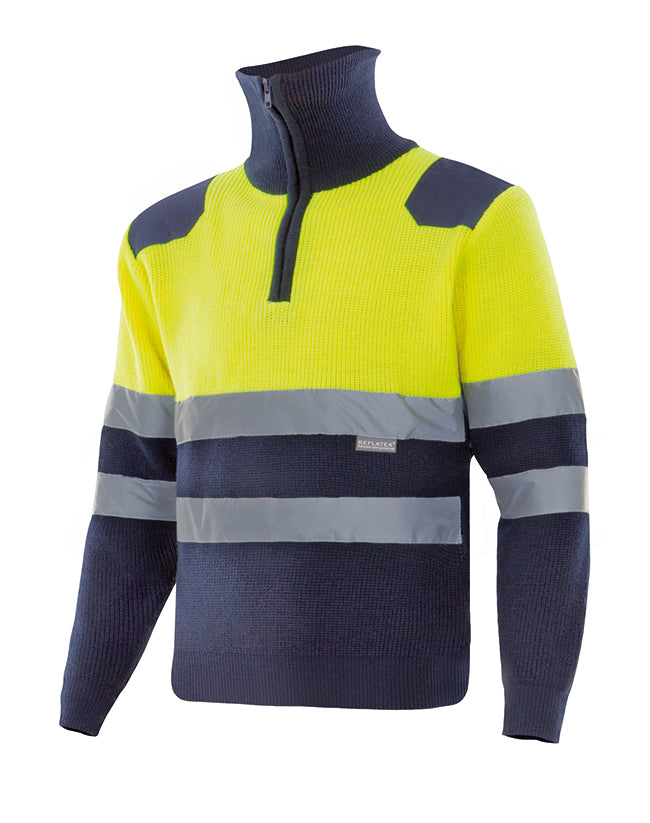 PULL JERSEY DEMI-ZIP HV
