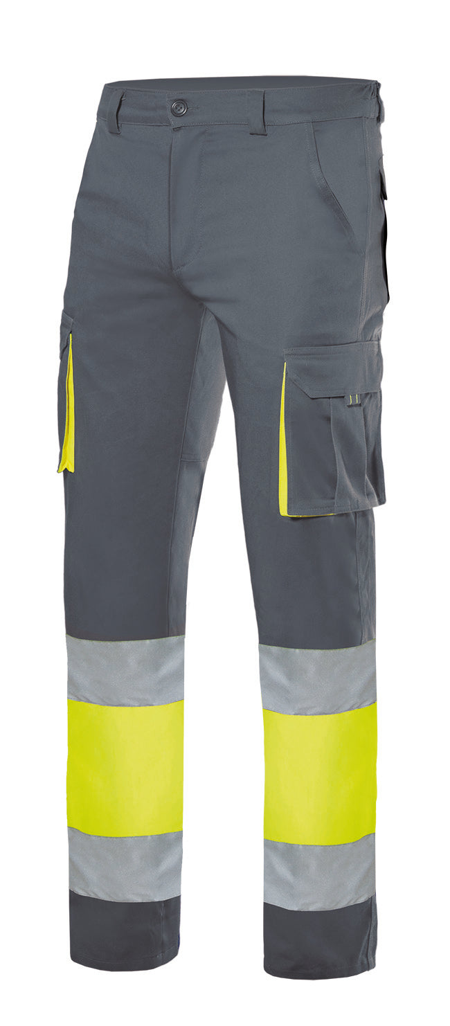 PANTALON STRETCH BICOLORE HV