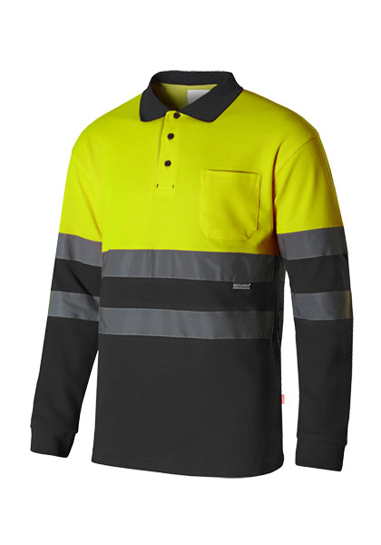 POLO COTON BICOLORE ML HV