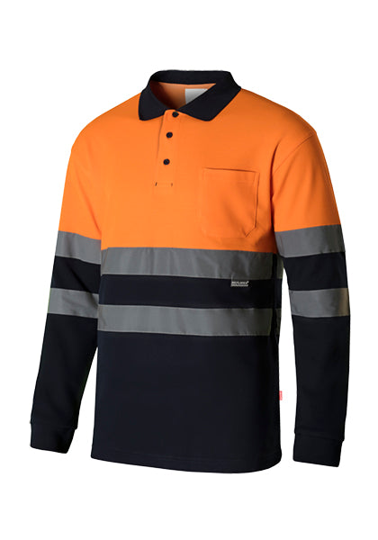 POLO COTON BICOLORE ML HV