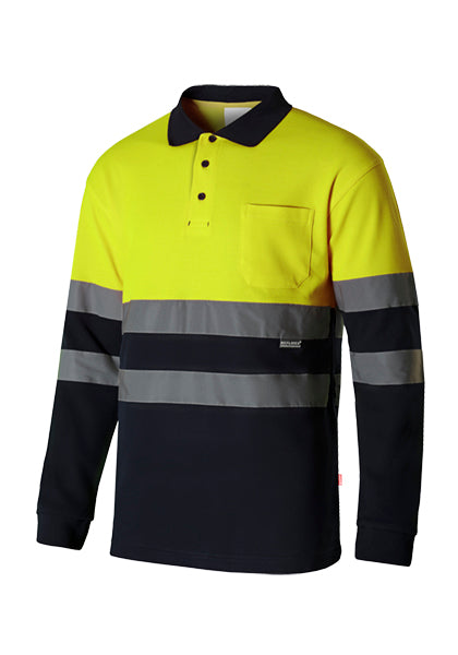 POLO COTON BICOLORE ML HV