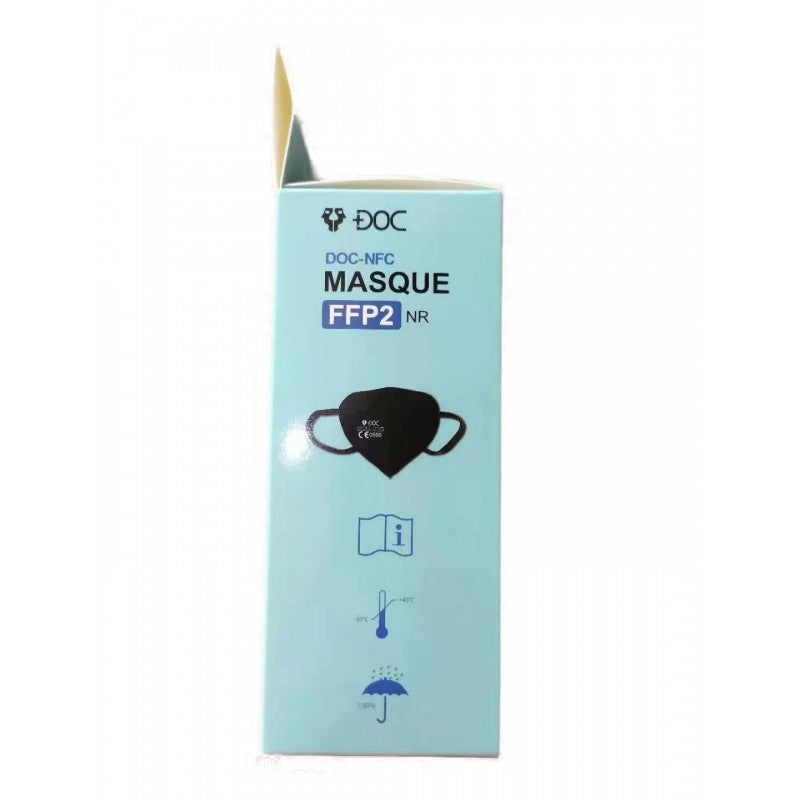 Masques FFP2 NR Noir - La Boîte De 10