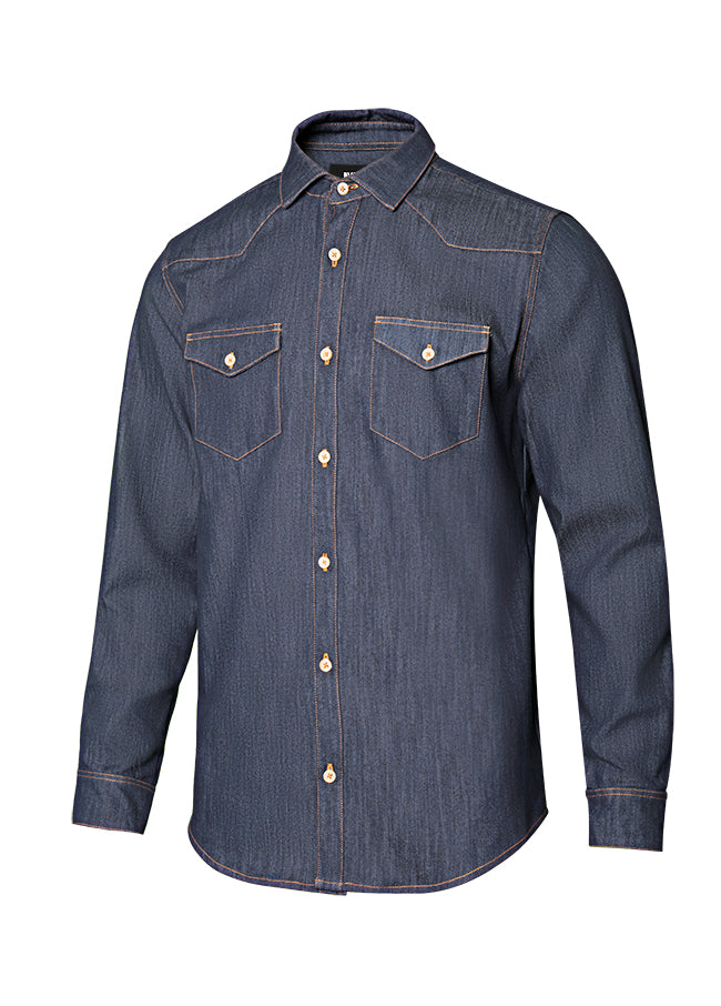 CHEMISE DENIM ML HOMME