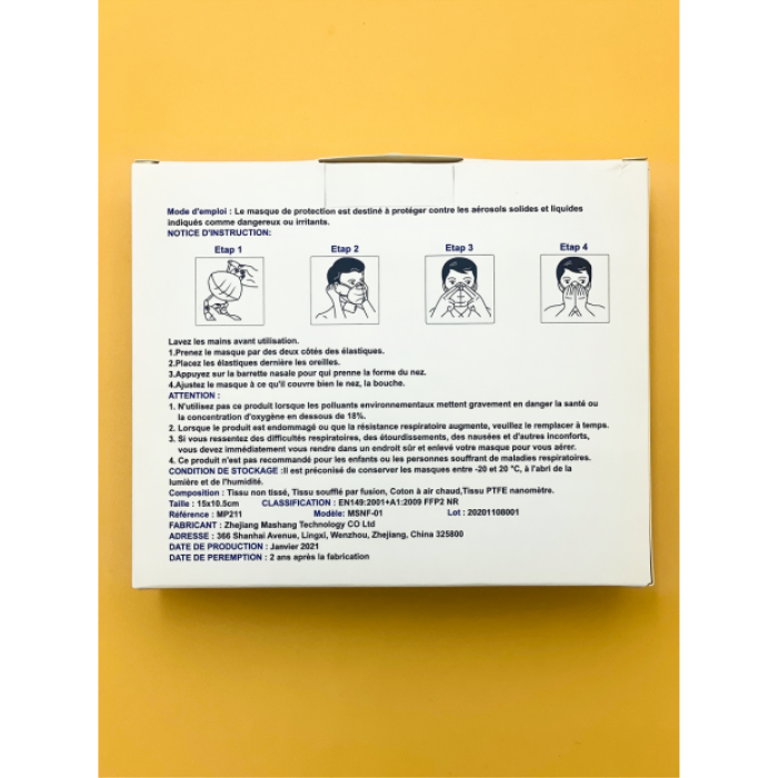 FFP2 protective mask - HYDROMED - Box of 10