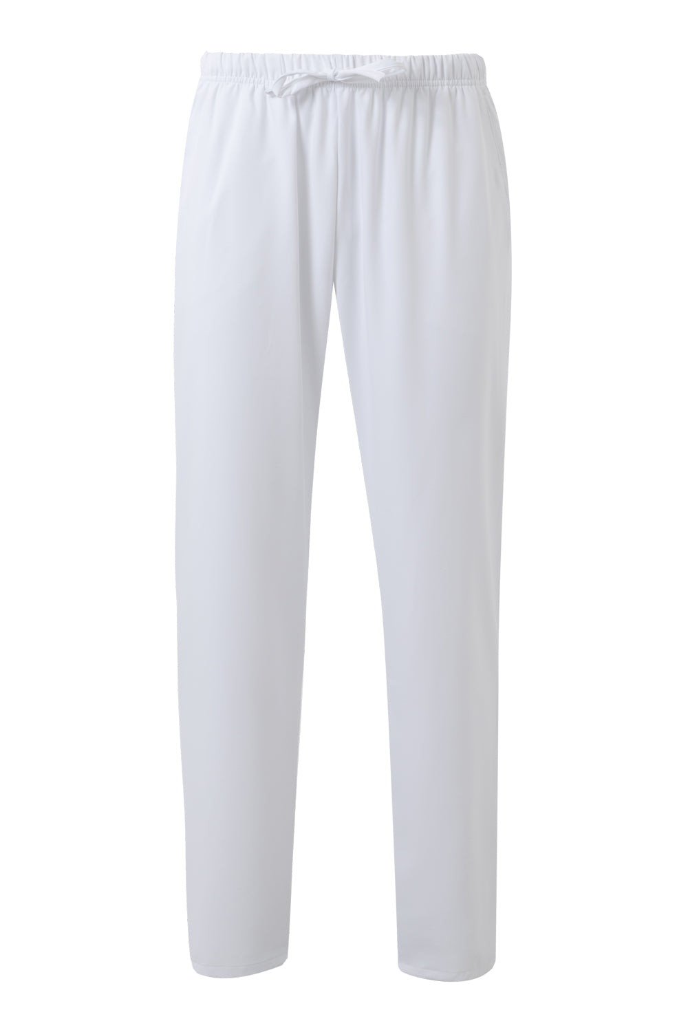 ELASTICATED MICROFIBER TROUSERS
