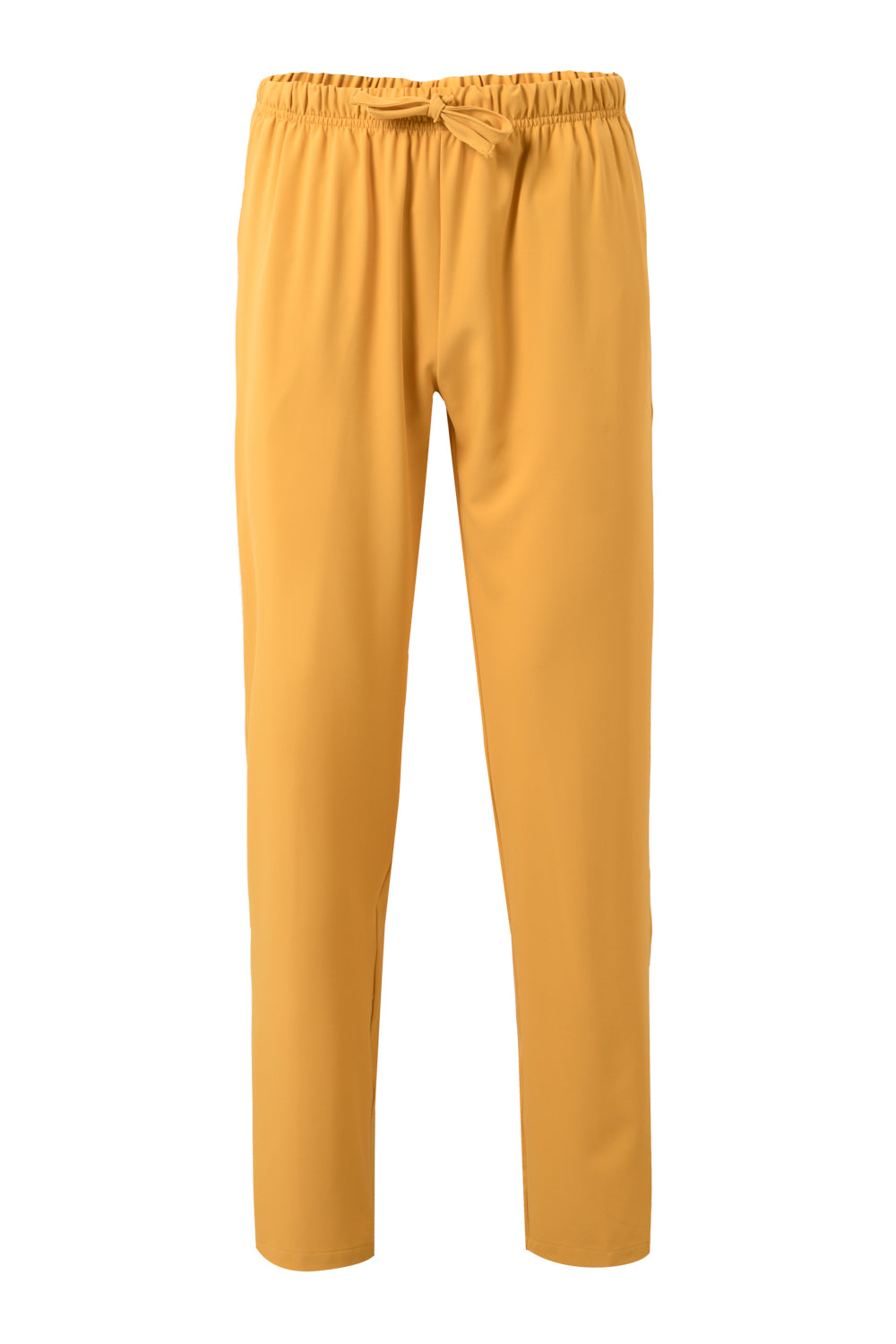 ELASTICATED MICROFIBER TROUSERS