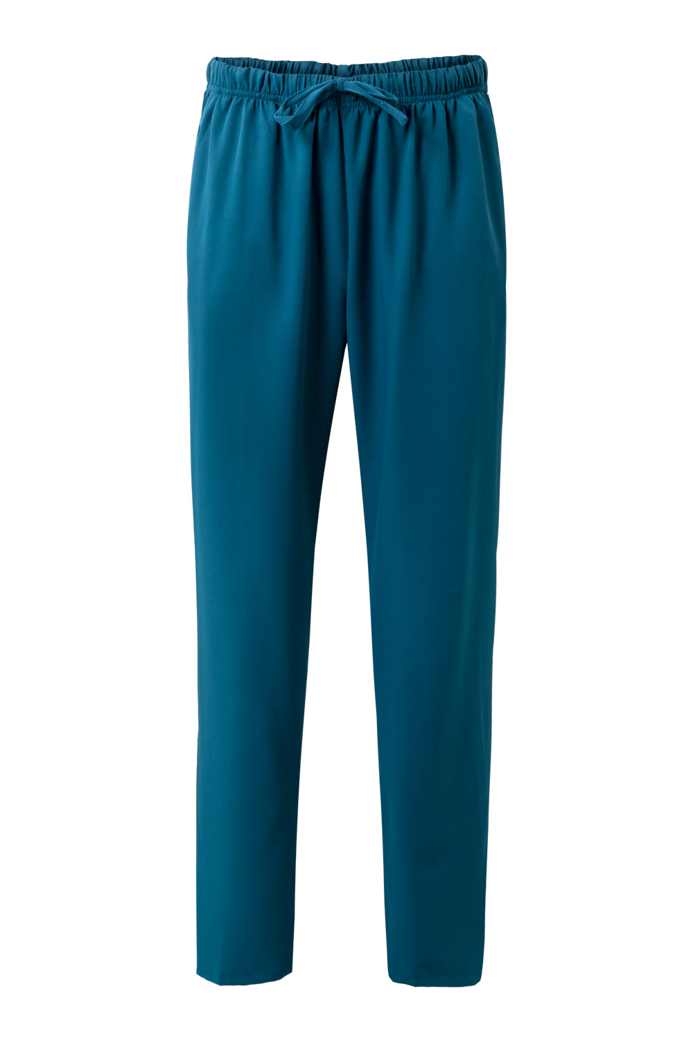 ELASTICATED MICROFIBER TROUSERS