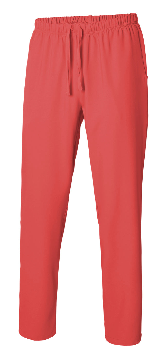 ELASTICATED MICROFIBER TROUSERS