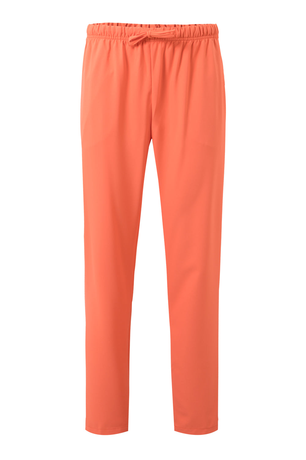 ELASTICATED MICROFIBER TROUSERS