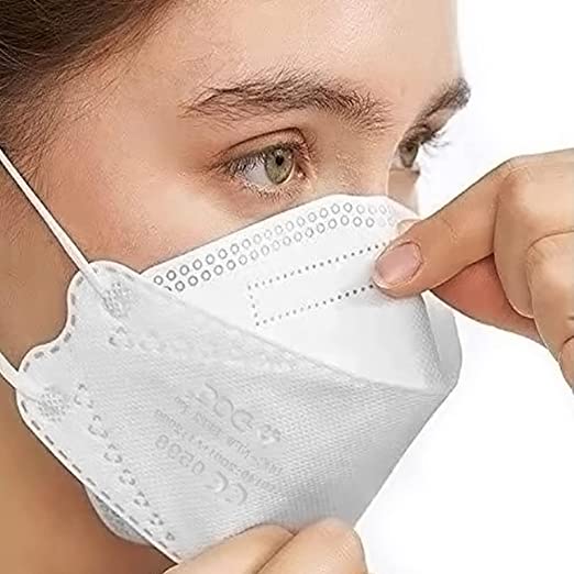 DOC-NFW - Masque FFP2 - Blanc - EN 149:2001 + A1:2009 - Certifié CE 0598- Boite de 20 pièces - Scellés Individuellement