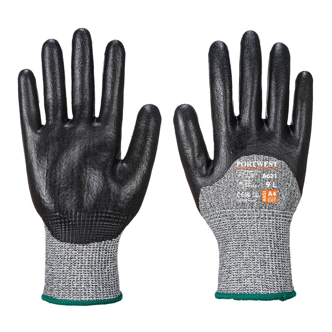 Gant Mousse nitrile anticoupure, enduit 3/4