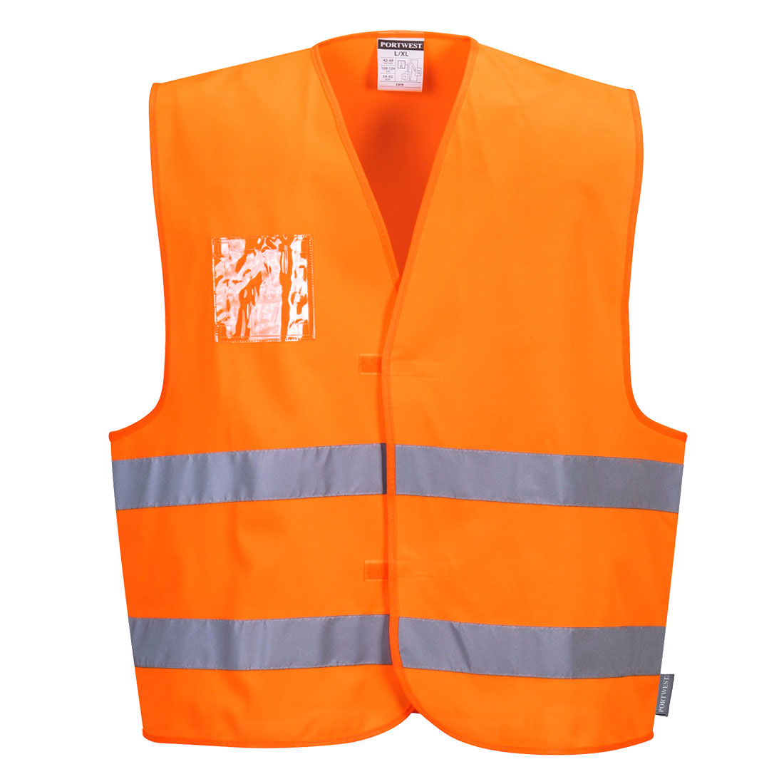 Gilet HV avec porte-badge double entrée