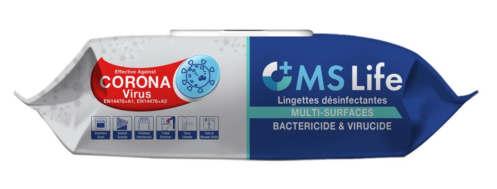 Multi-Surface Disinfectant Wipes - 100 Pack