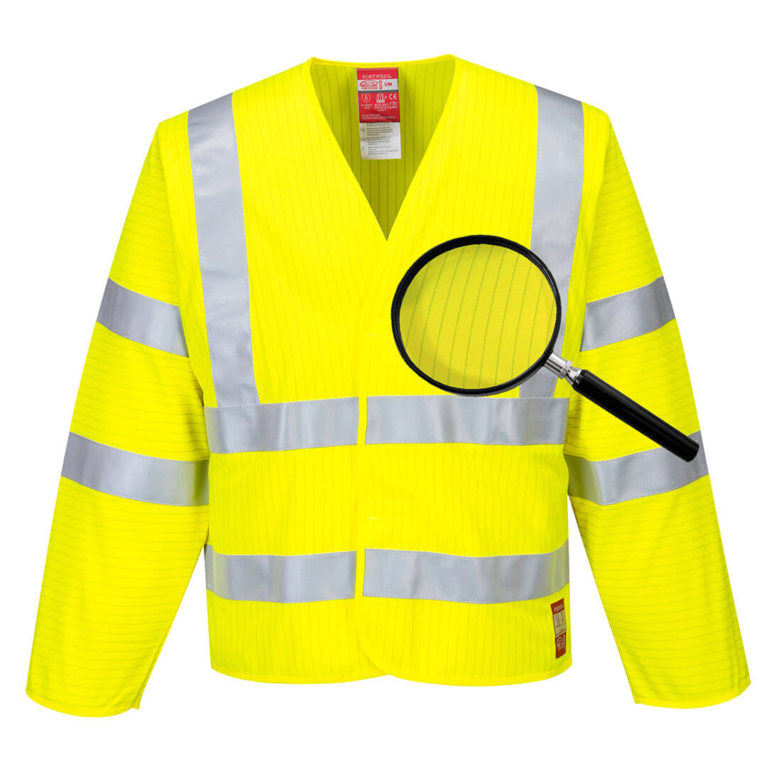 Vest HV ML Antistatic - Flame resistant