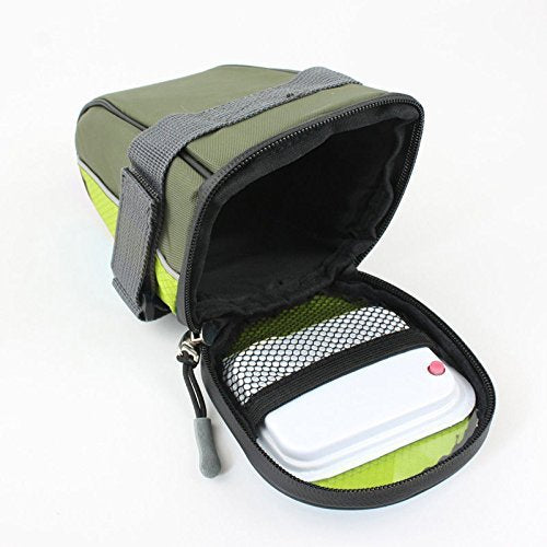 Lightweight Reflective Bike Saddle Bag, USB Rechargeable, with LED Signal Light