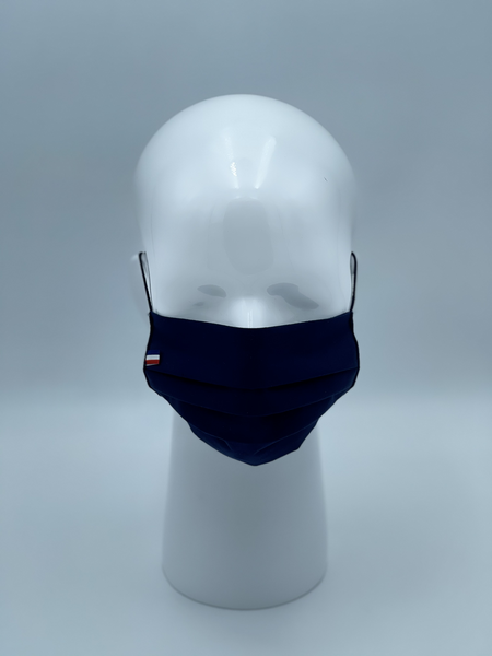 Fabric Mask "3 PLIS" Washable Reusable Black - Child Size - UNS1 - 50 Washes - Made in FRANCE