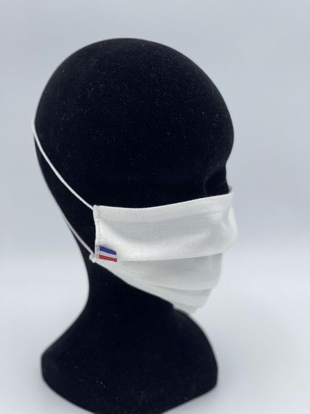 Fabric Mask "3 PLIS" Washable Reusable Black - Adult Size - UNS1 - 50 Washes - Made in FRANCE