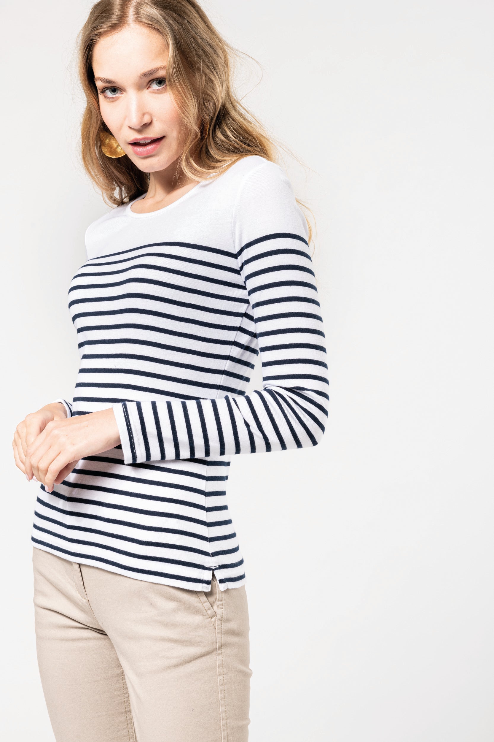 Men's long-sleeved sailor top