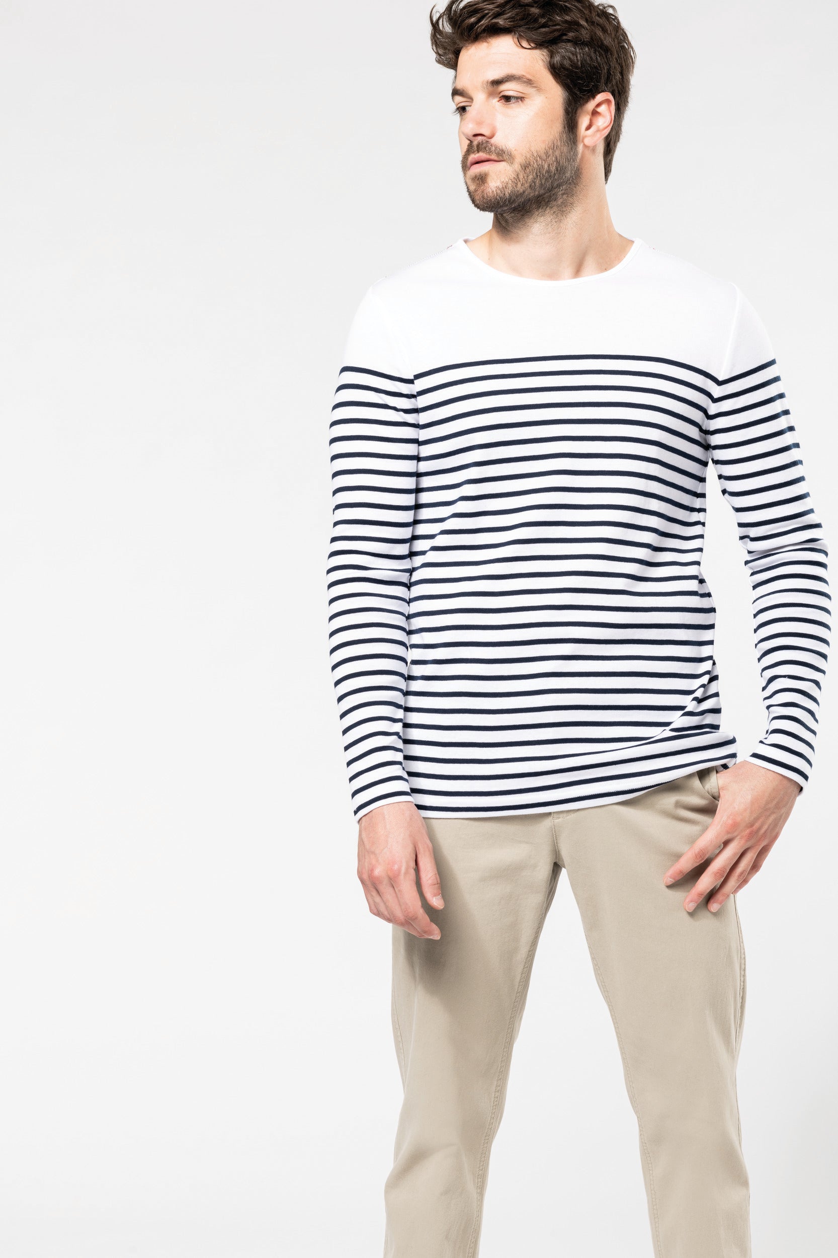 Men's long-sleeved sailor top