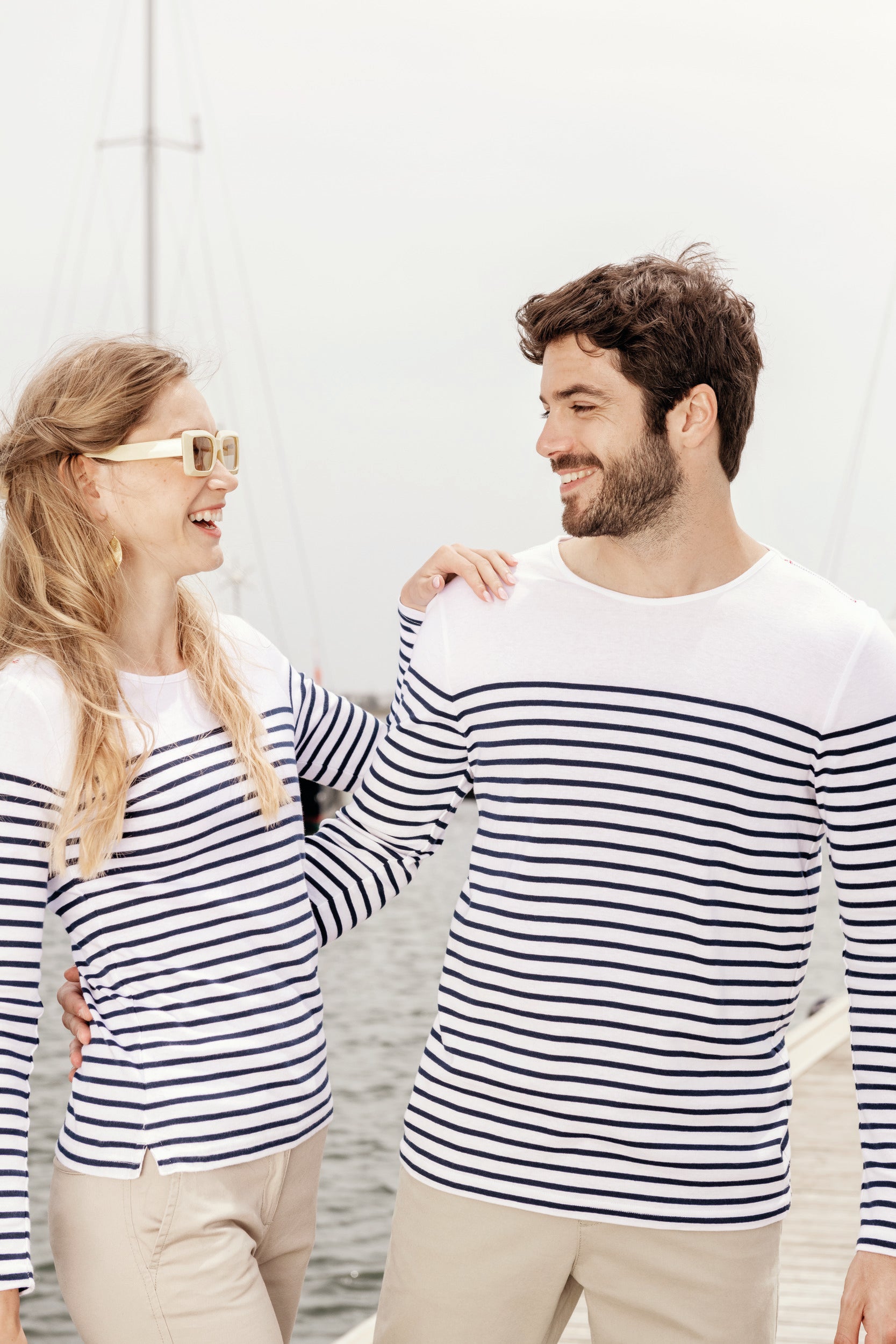 Men's long-sleeved sailor top