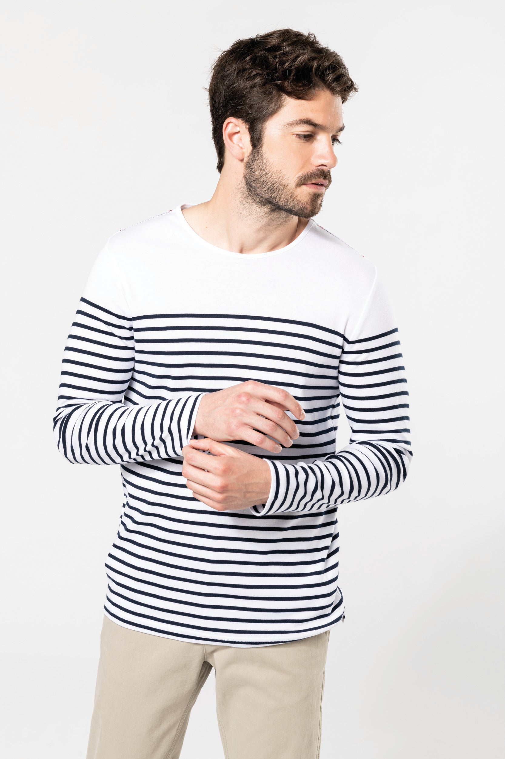 Men's long-sleeved sailor top