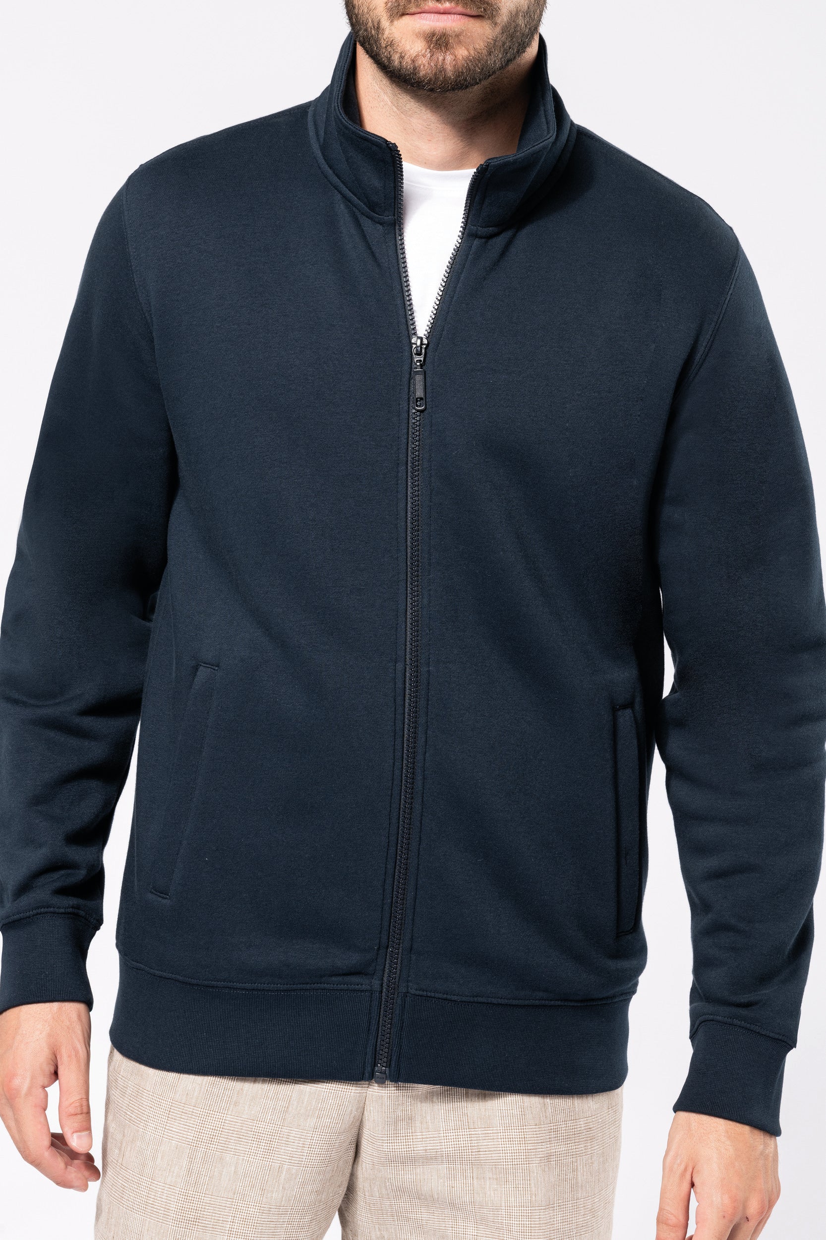 Veste molleton gratté homme