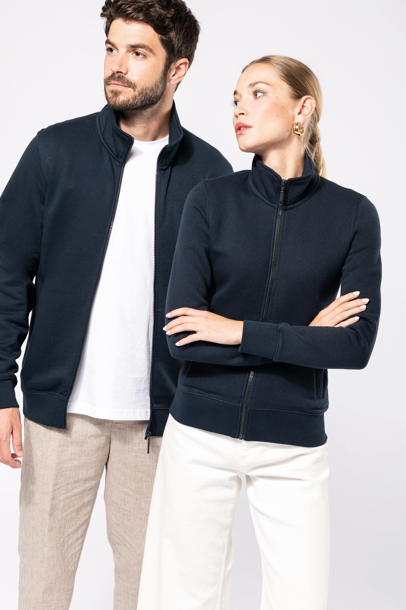 Veste molleton gratté homme