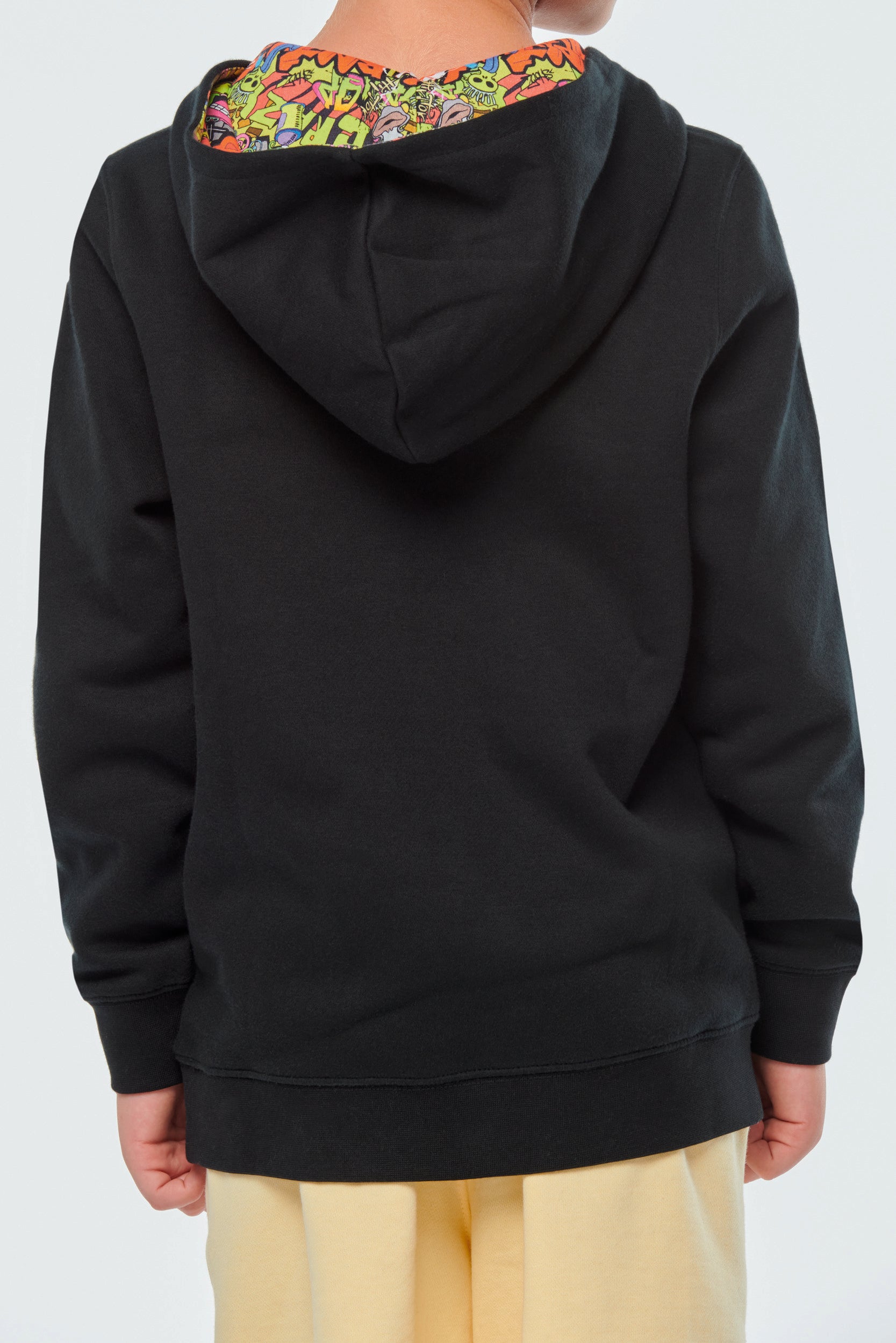 Uniseks sweatshirt met contrasterende capuchon voor kinderen