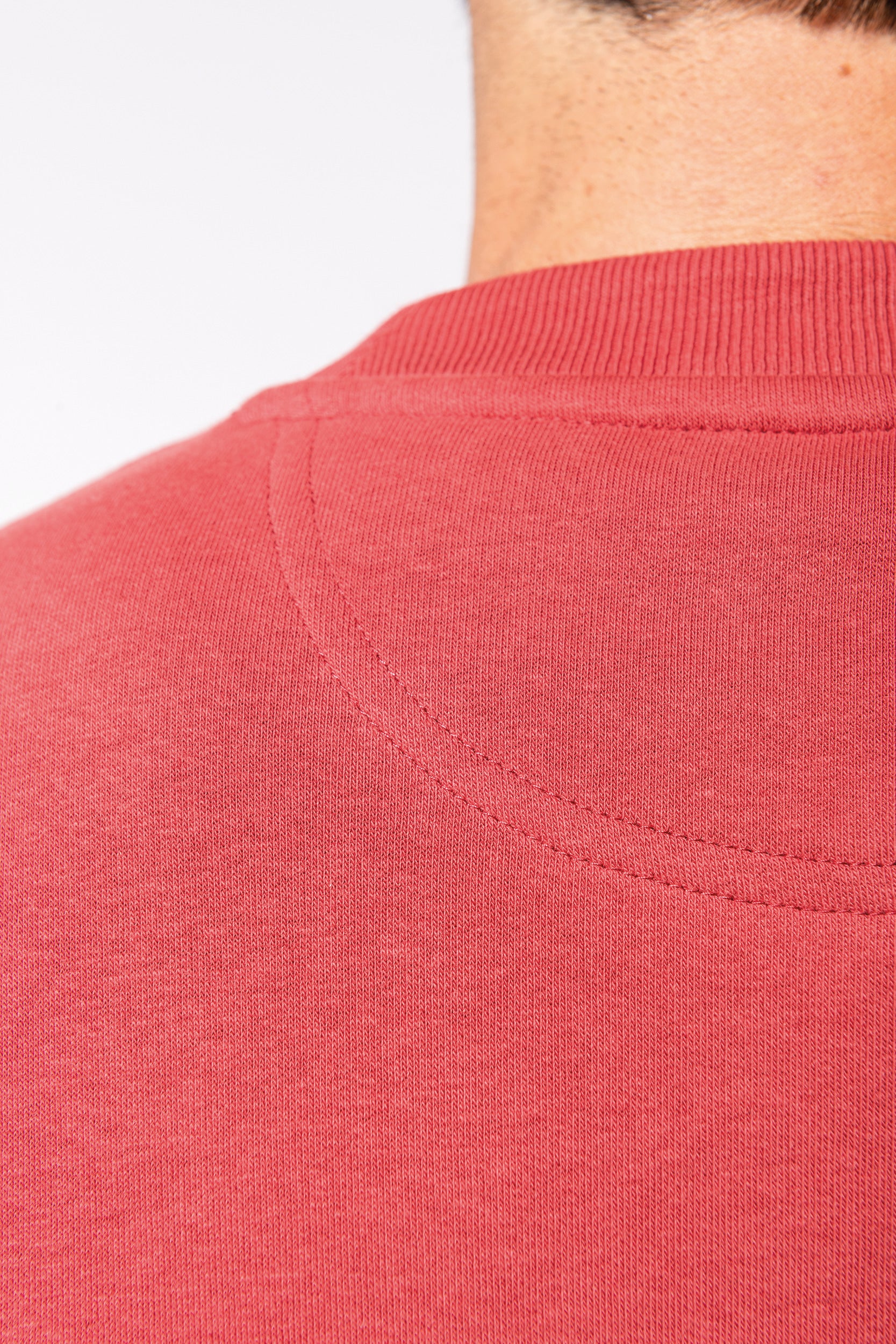 Uniseks milieuvriendelijk oversized sweatshirt met ronde hals