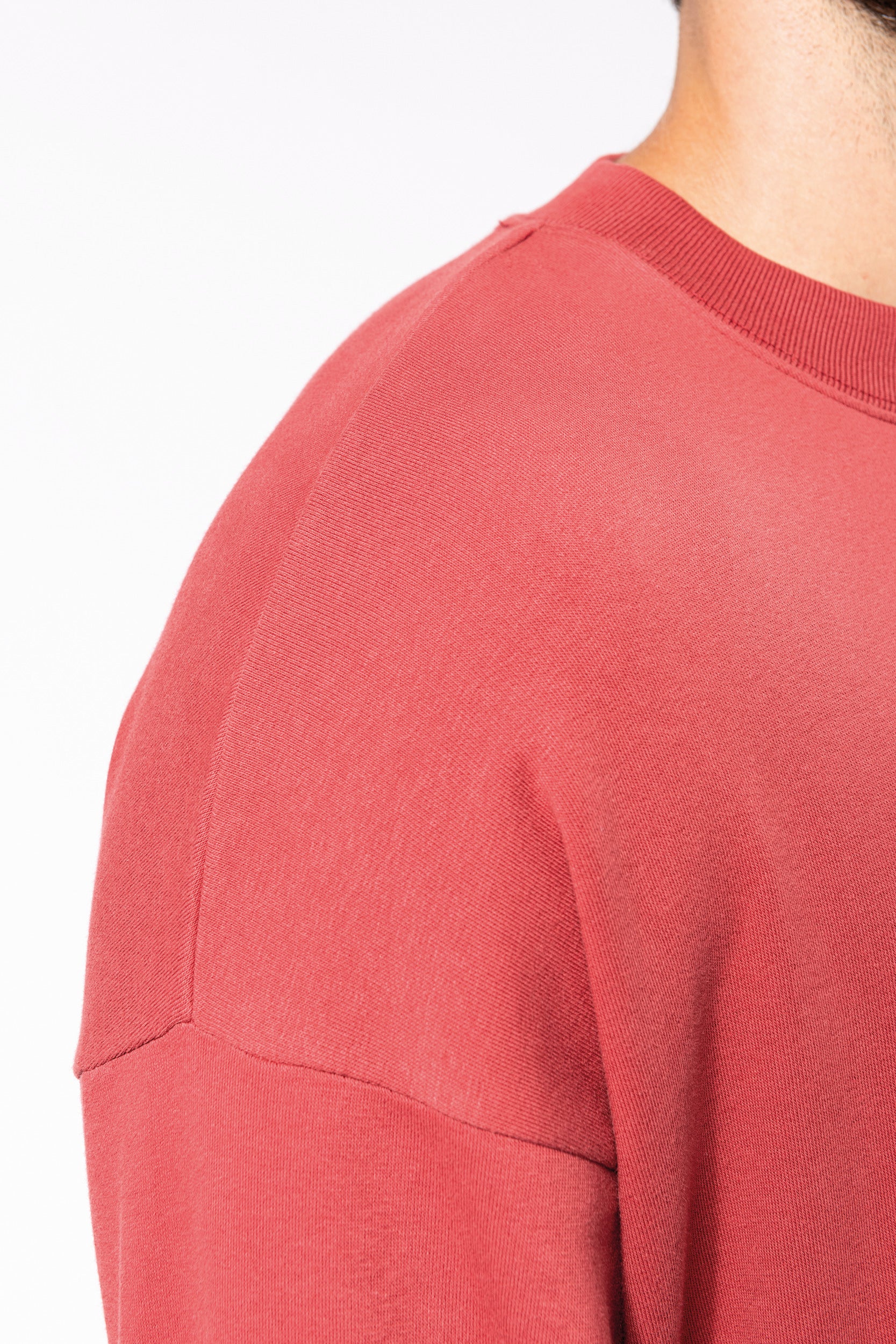 Uniseks milieuvriendelijk oversized sweatshirt met ronde hals