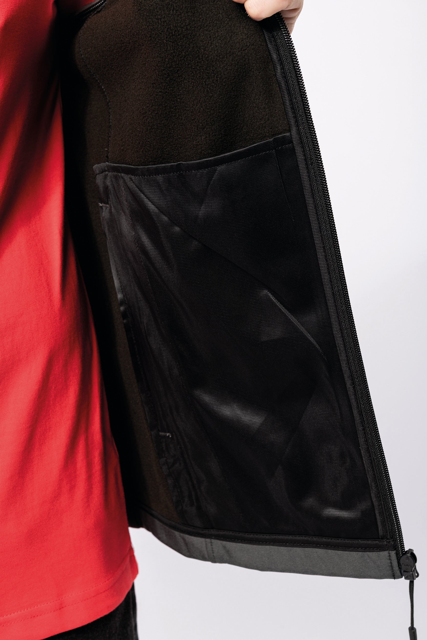 Veste Softshell 3 couches à capuche avec manches amovibles unisexe