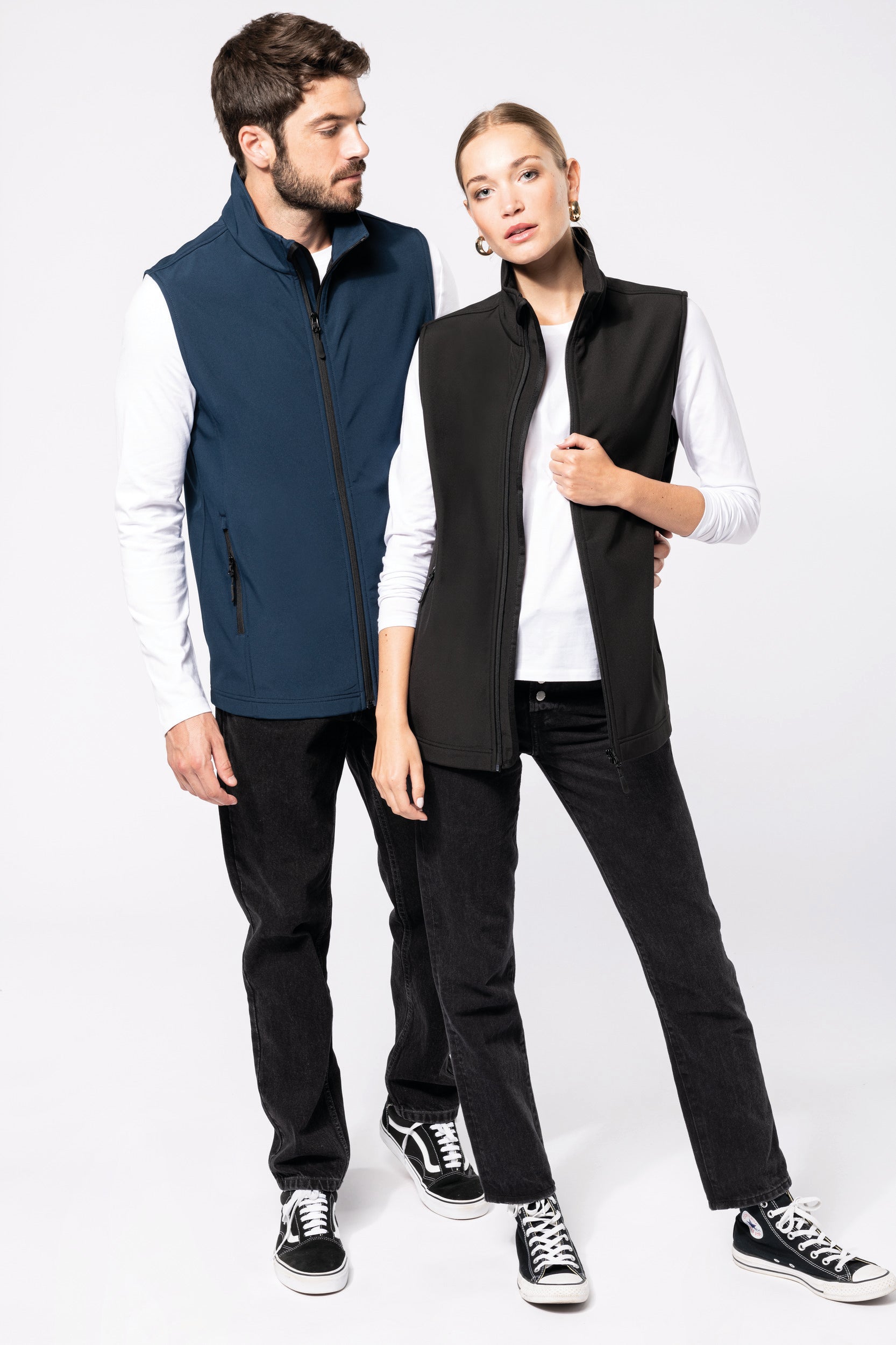 Bodywarmer softshell écoresponsable 2 couches unisexe
