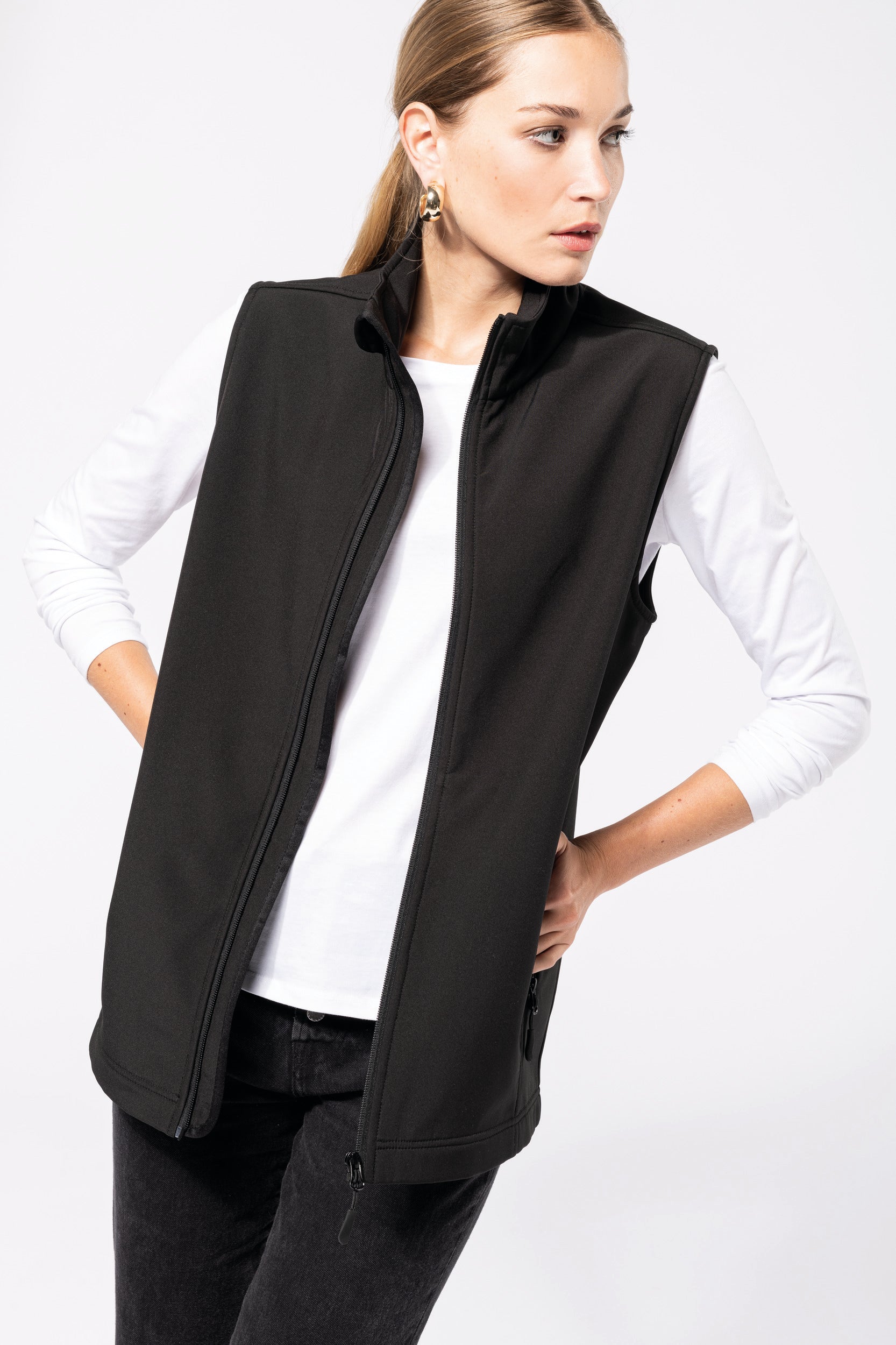Bodywarmer softshell écoresponsable 2 couches unisexe
